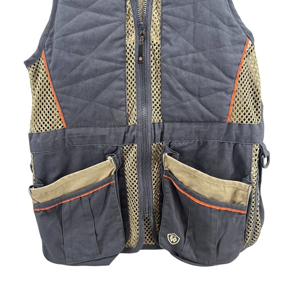 GAME WINNER Vintage Hunting Outdoor Fishing Vest-Mesh-Pockets-Men Small/Medium - Picture 3 of 8